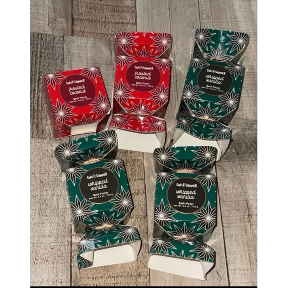 Sweet & Shimmer 5pc Bath Fizzer /Bath Bomb Set